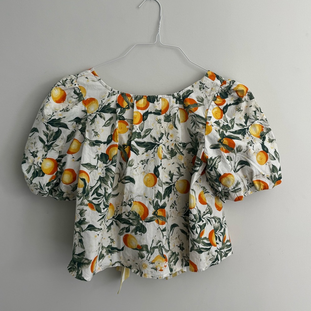 Maeve Bow Back Swing Blouse